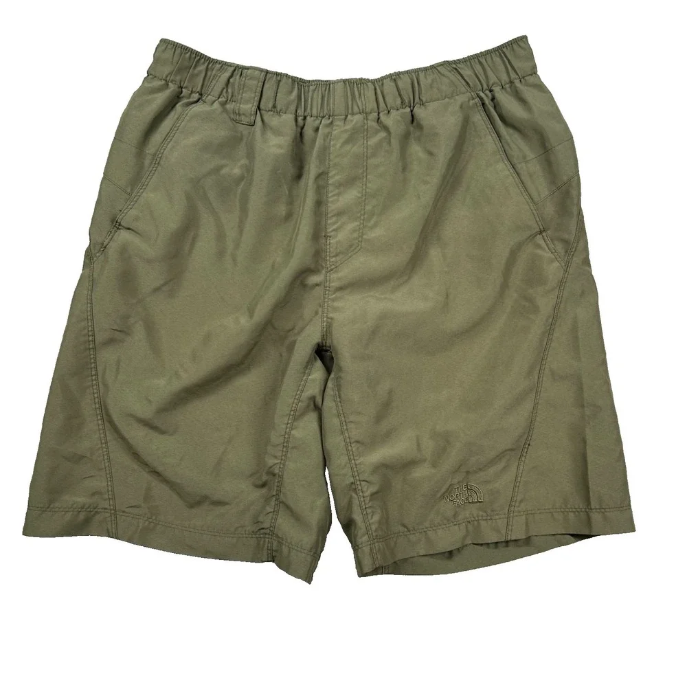 The North Face Shorts Mens Sm Lined Athletic Gym Workout Hiking Outdoor Olive